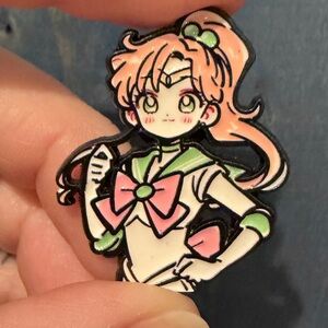 Sailor Jupiter kawaii enamel pin
